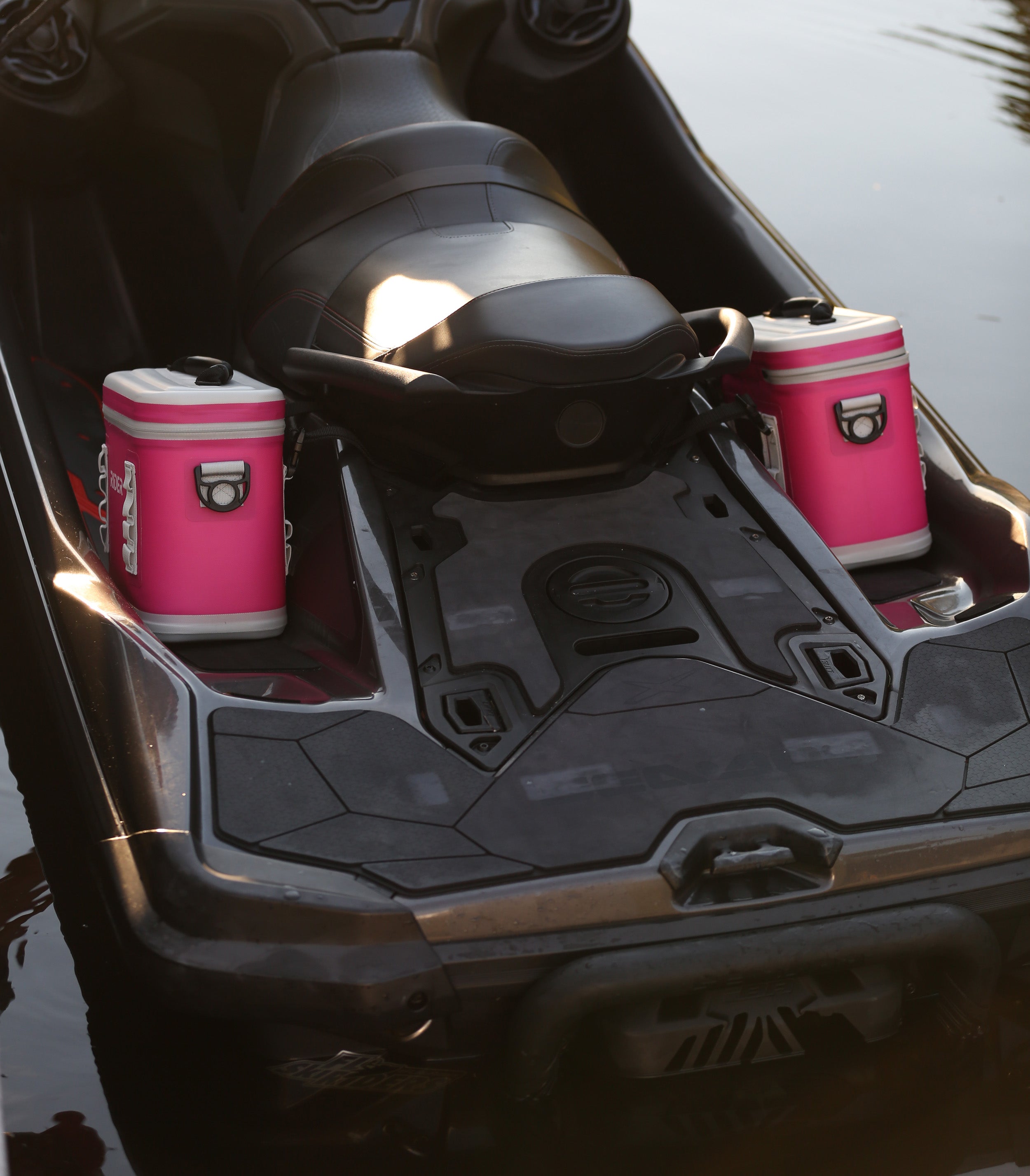 Pink Rider PWC Coolers Jet Ski Coolers Set of 2 "Christmas Special"