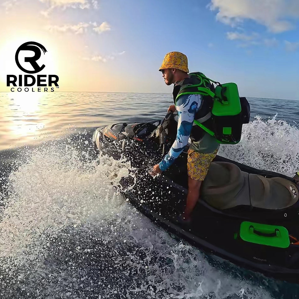 NEW RC102 10 can jet ski cooler single cooler - Black