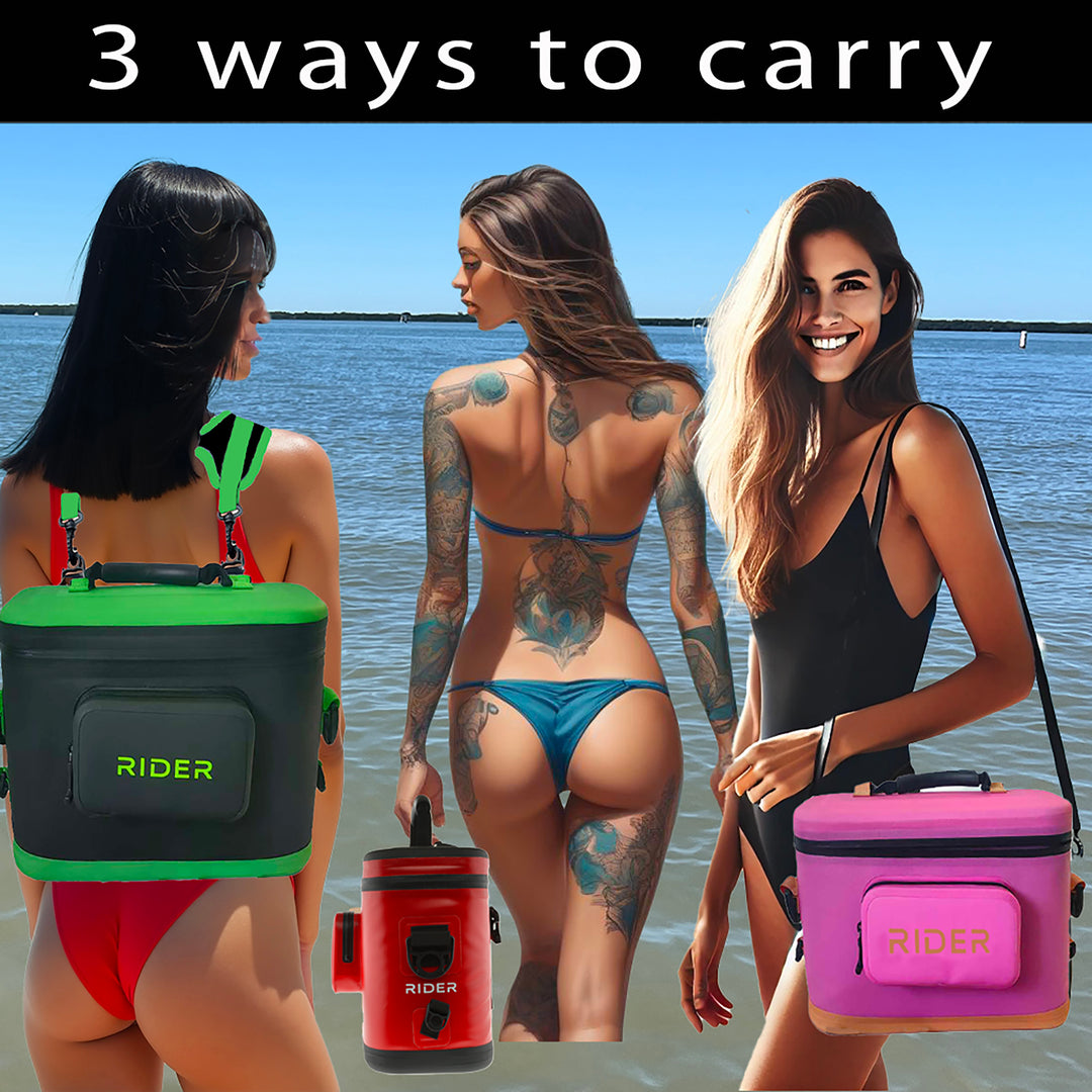 NEW RC102 10 can jet ski cooler set of 2 coolers - Red