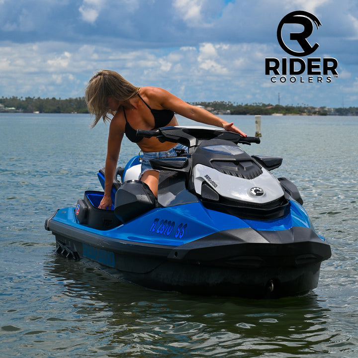 RC102 large single cooler for jet ski, kayaks, paddle boards or just for general use - Blue