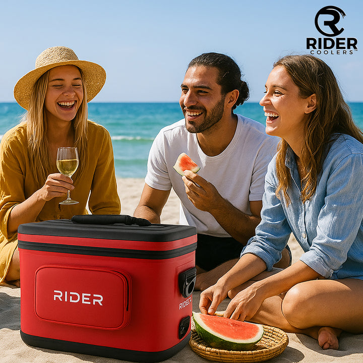 NEW RC102 10 can jet ski cooler set of 2 coolers - Red