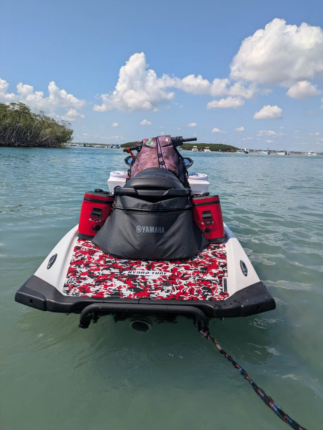 RC101 Rider PWC Coolers Jet Ski Coolers Set of 2 - Red