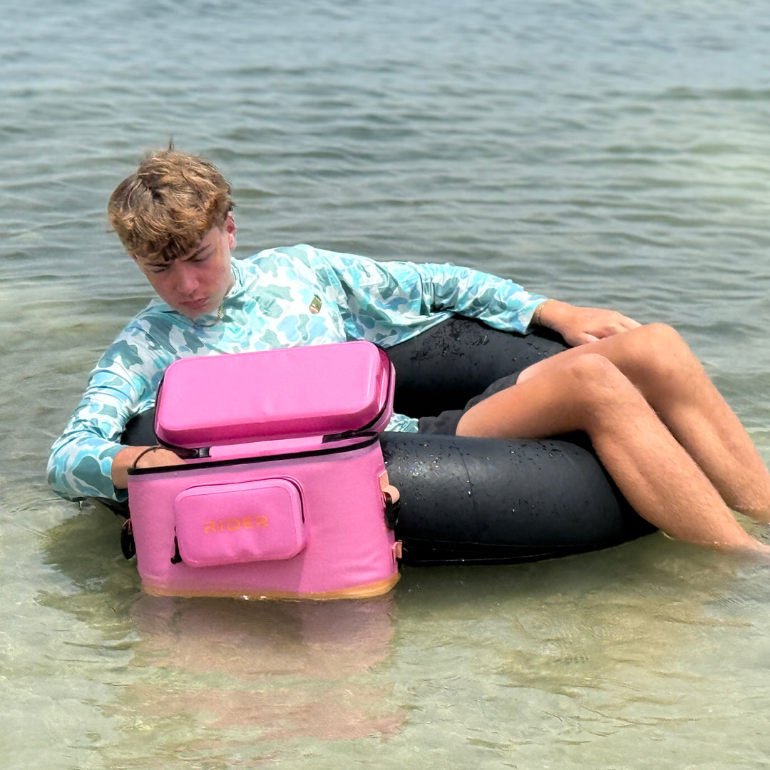 NEW RC102 10 can jet ski cooler single cooler - Pink