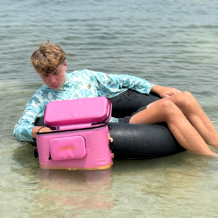 NEW RC102 10 can jet ski cooler single cooler - Pink