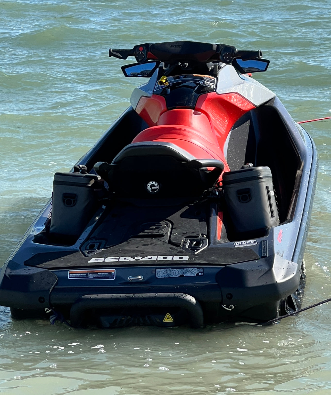 Pink Rider PWC Coolers Jet Ski Coolers Set of 2 "Christmas Special"